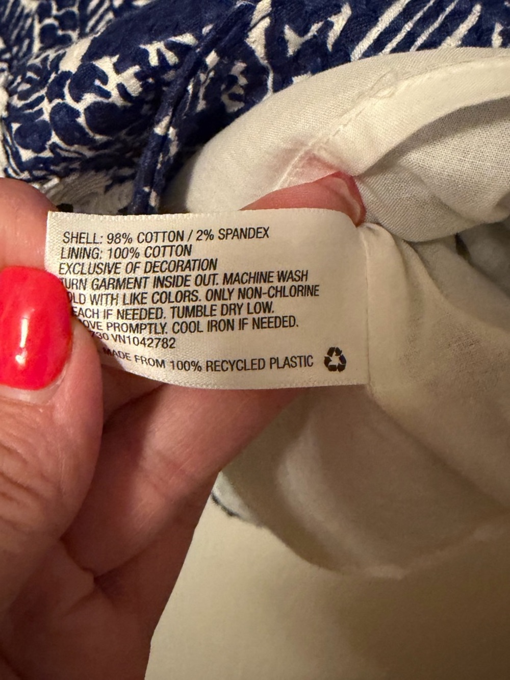 Lilly Pulitzer x Target Fish Print Navy Blue White Upstream Shift Dress Size 4 - Picture 5 of 8